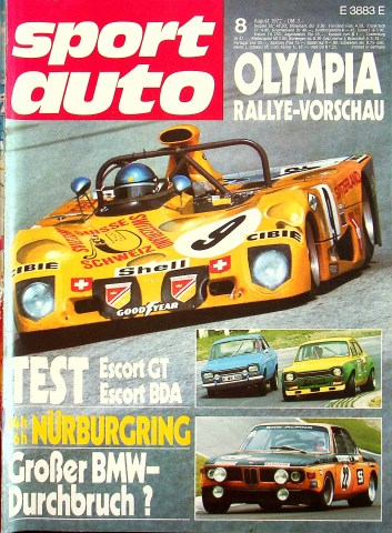 Sport Auto 08/1972 Sport Auto 08/1972
